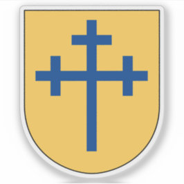 Jacka av arm från kommunen Köpings,Sverige Klistermärken