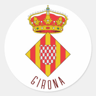 Jacka av Arm Girona Runt Klistermärke
