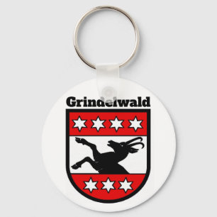 Jacka av Arm Grindelwald, Schweiz Nyckelring