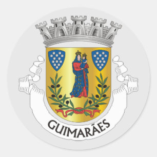 Jacka av Arm Guimarães, Portugal Runt Klistermärke