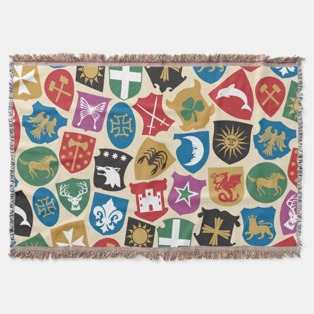 Jacka av Arm: Heraldisk bakgrund. Filt (Framsidan)