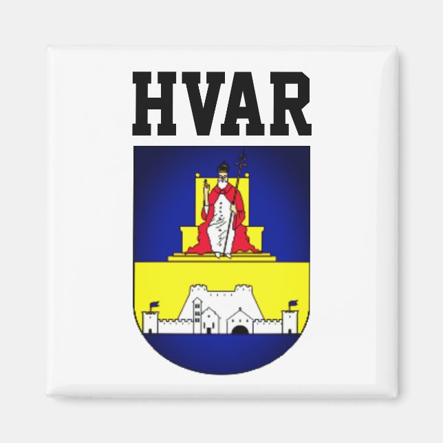 Jacka av arm Hvar-Kroatien Magnet (Framsidan)