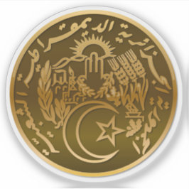 Jacka av arm i Algeriet Klistermärken