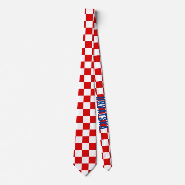 Jacka av Arm - Kroatiens mönster Slips (Framsida)