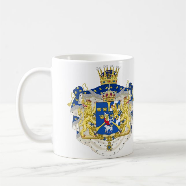 Jacka av Arm Kronprins Carl Gustav Av Sverige Kaffemugg (Vänster)