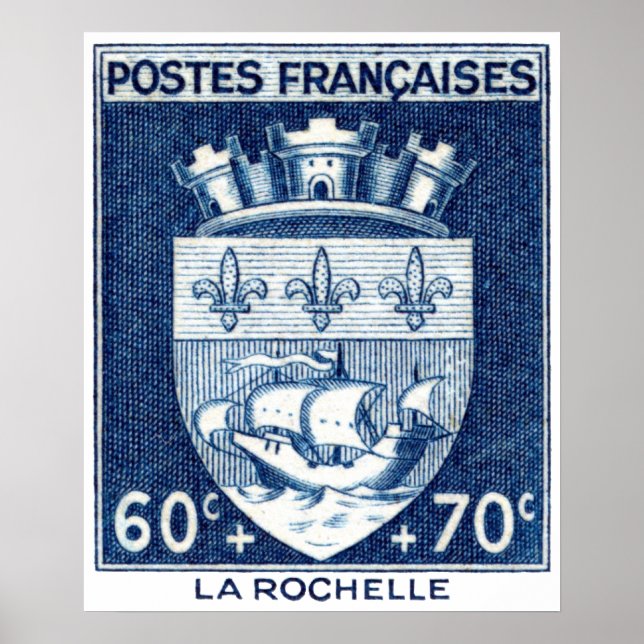 Jacka av Arm, La Rochelle Frankrike Poster (Framsidan)