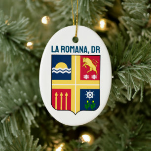 Jacka av arm - La Romana, Dominikanska republiken Julgransprydnad Keramik