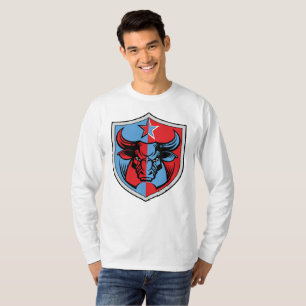Jacka av arm med tjur t shirt