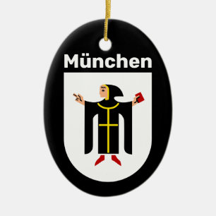 Jacka av Arm München Julgransprydnad Keramik