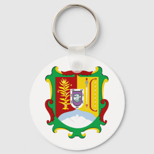 Jacka av arm Nayarit Officiell Mexico Heraldry Log Nyckelring