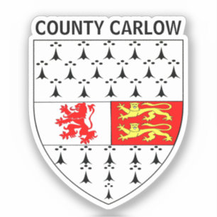 Jacka av Arm of County Carlow, Republiken Irland Klistermärken