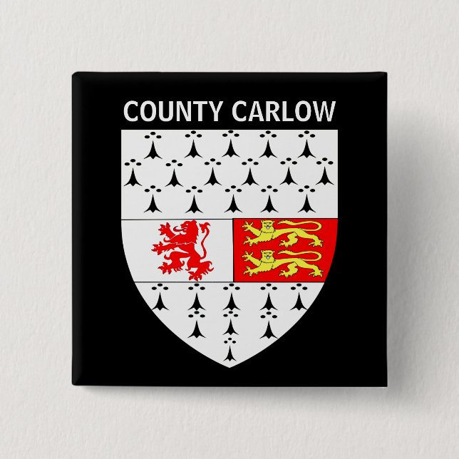 Jacka av Arm of County Carlow, Republiken Irland Knapp (Framsida)