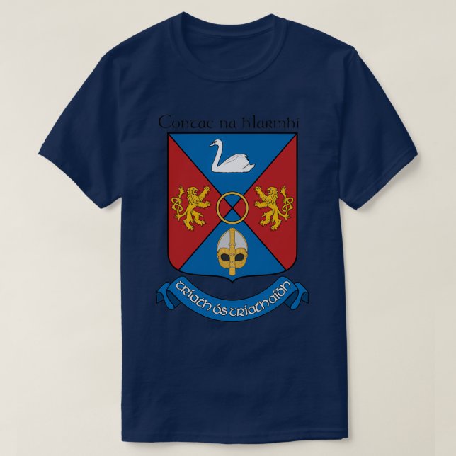 Jacka av Arm of County Westmeath Irish T Shirt (Design framsida)