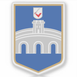 Jacka av arm Osijek, Kroatien Klistermärken