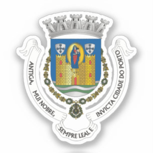 Jacka av Arm Porto, PORTUGAL Klistermärken