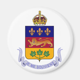 Jacka av arm Québec Officiell Canada Heraldry Logo Magnet