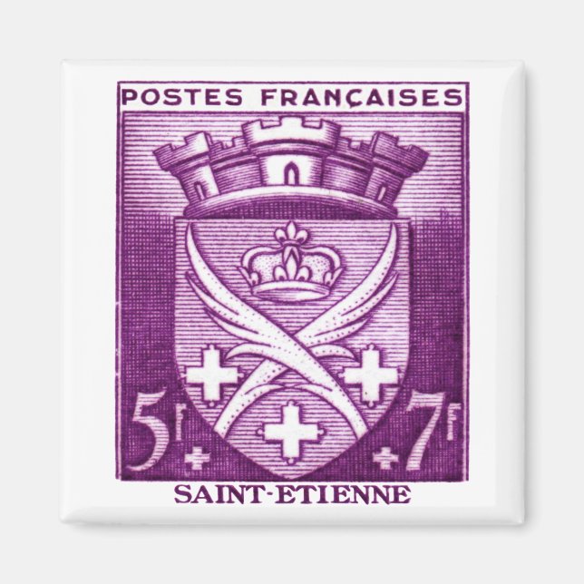 Jacka av Arm, Saint Etienne Frankrike Magnet (Framsidan)