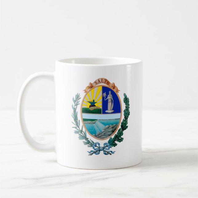 Jacka av Arm Salto, Uruguay Kaffemugg (Vänster)