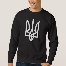 Jacka av Arm Shirt, ukrainska Tryzub Trident Lång Ärmad Tröja