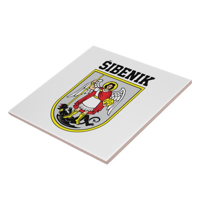 Jacka av Arm Šibenik-Kroatien Kakelplatta (Sidan)