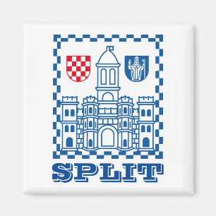 Jacka av Arm Split, Kroatien Magnet