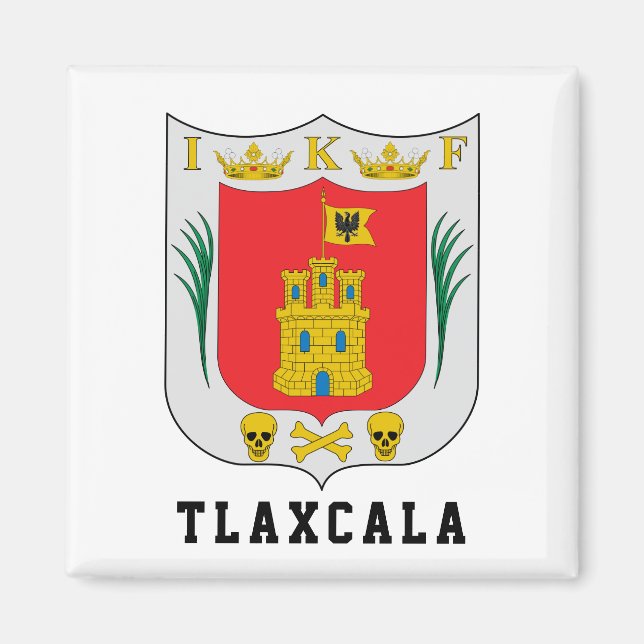 Jacka av Arm Tlaxcala, Mexiko Magnet (Framsidan)