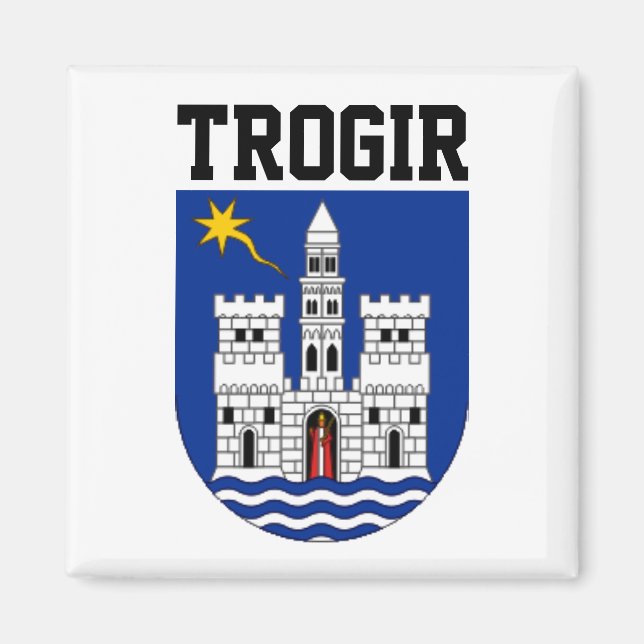 Jacka av Arm Trogir, Kroatien Magnet (Framsidan)