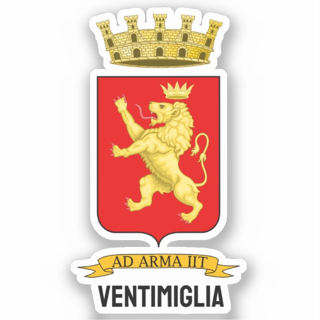 Jacka av arm Ventimiglia Klistermärken (Framsida)