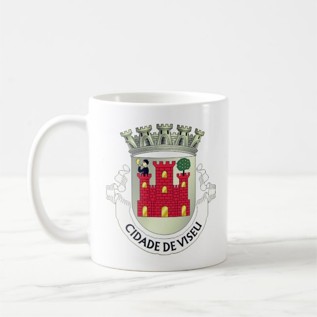 Jacka av Arm Viseu, PORTUGAL Coffee Mugg (Vänster)