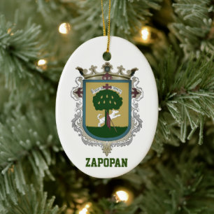 Jacka av Arm Zapopan-Mexiko Julgransprydnad Keramik