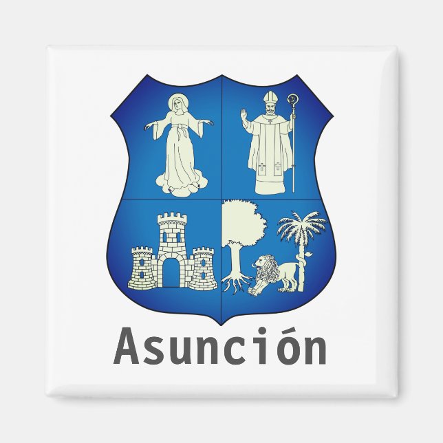 Jacka av Armen Asunción, Paraguay Magnet (Framsidan)