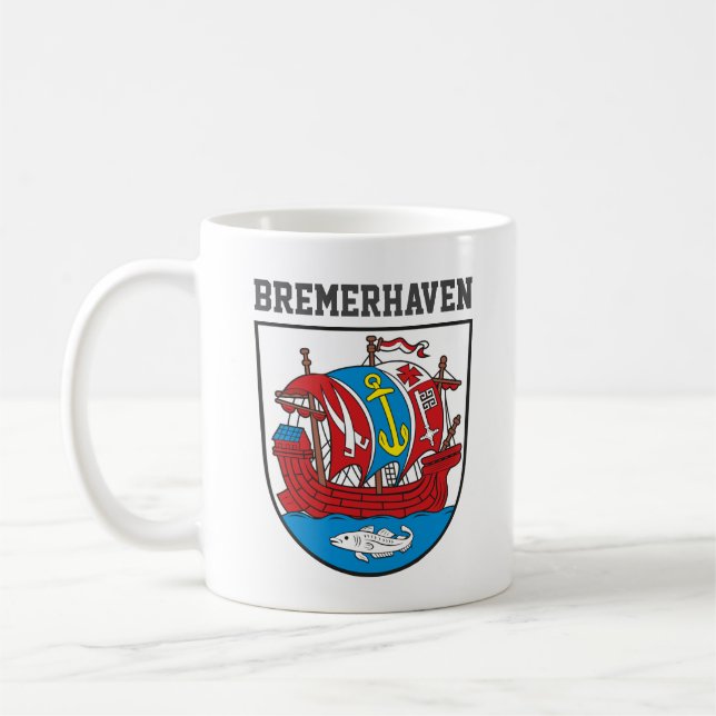 Jacka av Armen Bremerhaven, Tyskland Kaffemugg (Vänster)