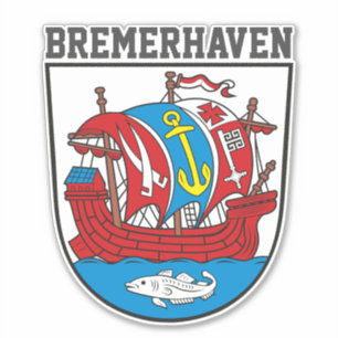Jacka av Armen Bremerhaven, Tyskland Klistermärken