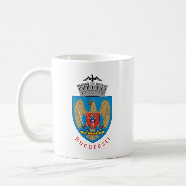 Jacka av Armen Bukarest, Rumänien Kaffemugg (Vänster)