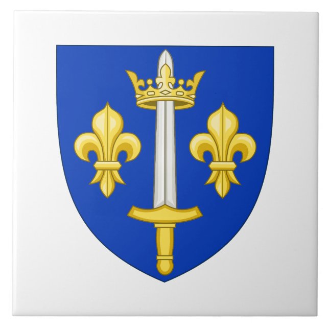 Jacka av Armen Jeanne d'Arc Kakelplatta (Framsidan)