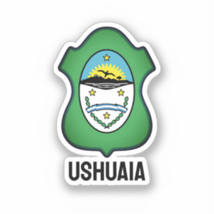 Jacka av armen Ushuaia - Argentina Klistermärken