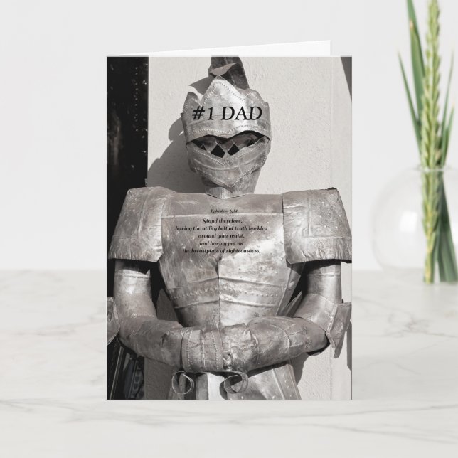 Jacka av ett Armor Fars dag-kort Kort (Framsida)