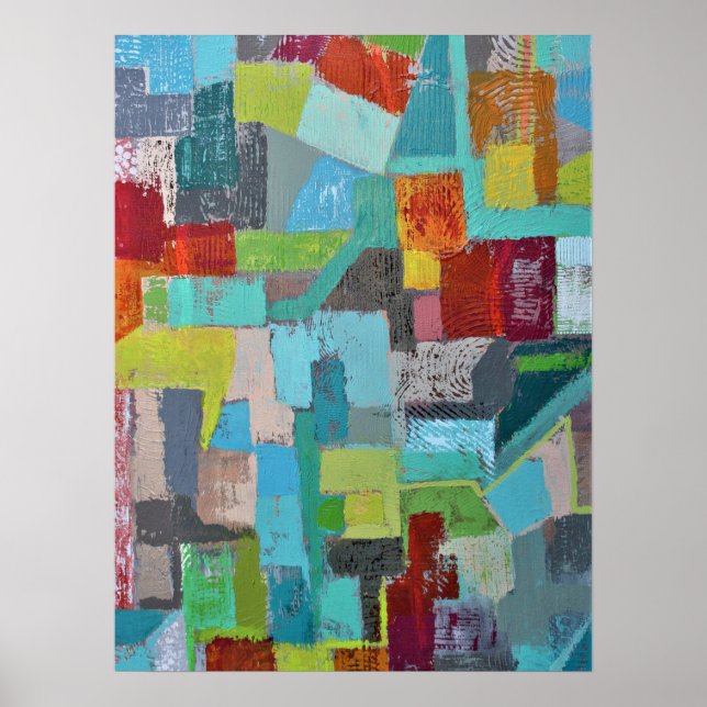 Jacka av många Färg 18 x 24 Poster (Framsidan)