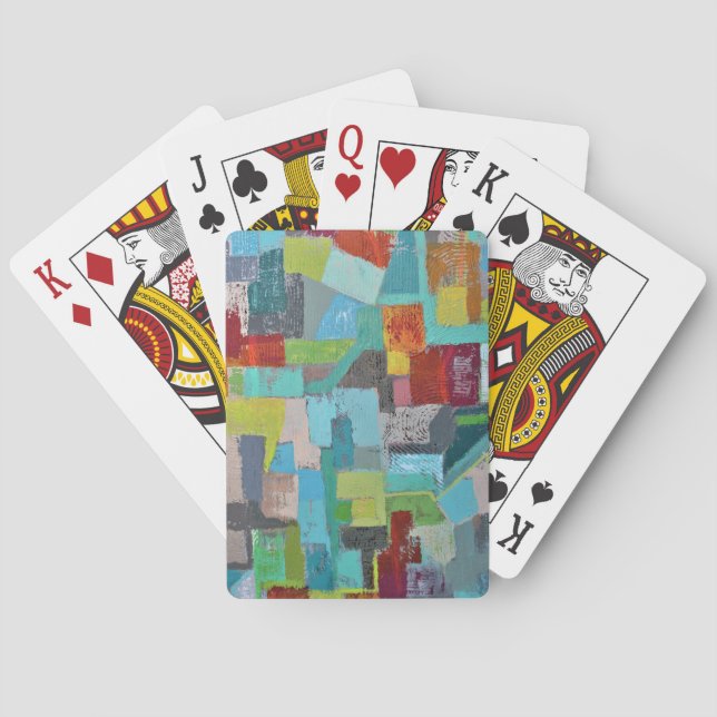 Jacka av många Färg-spelkort Casinokort (Baksidan)