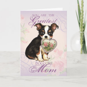 Jacka Chihuahua Heart Mamma Kort