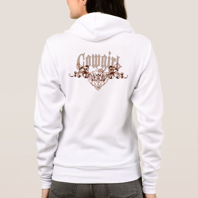 Jacka för Cowgirl (mörk) T-shirt (Baksida)