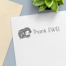 Jacka gråa får tack Ewe (du) Självfärgande Stämpel