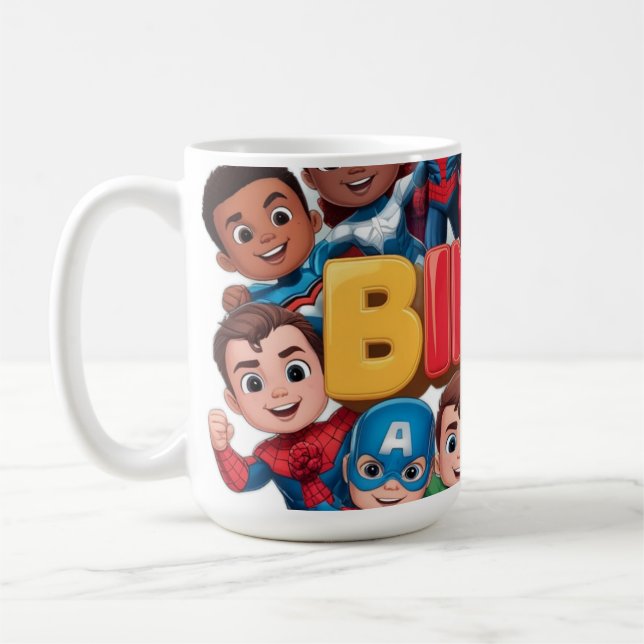 Jacka - inkapslade i minnesmärken" kaffemugg (Vänster)