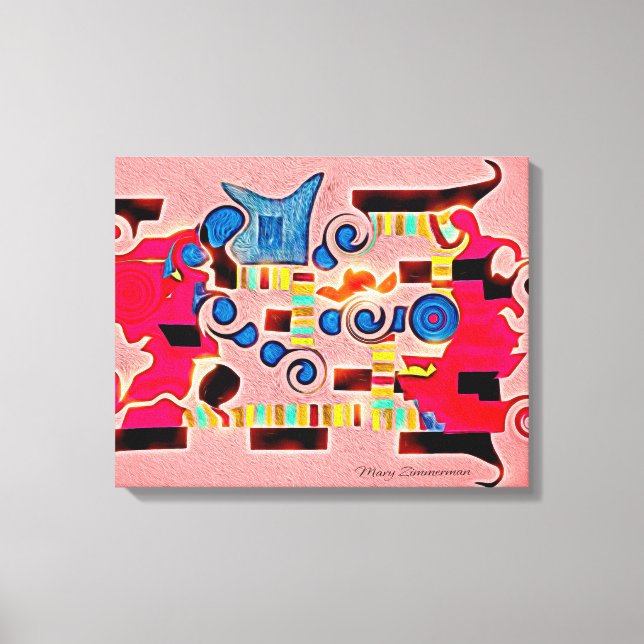 Jacka Kanvastryck för Arm Abstrakt (Framsida)