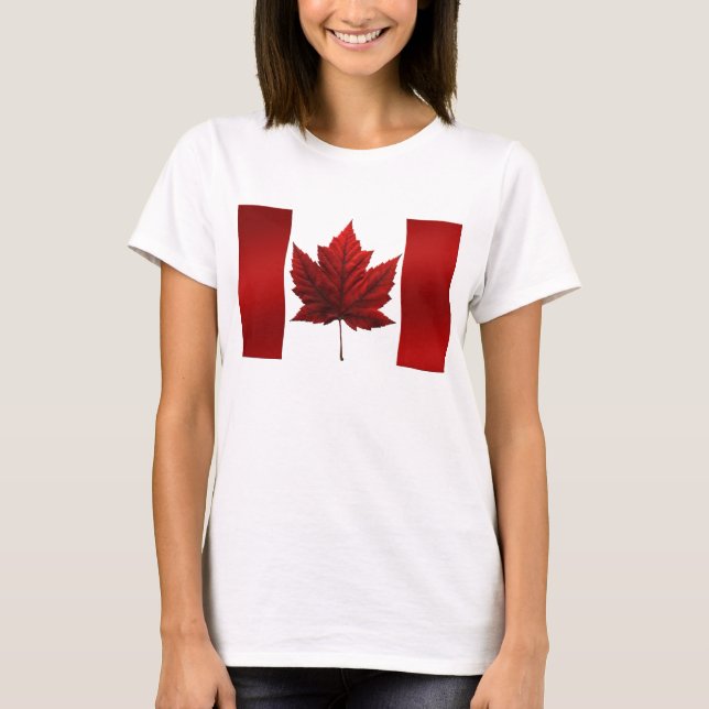 Jacka Souvenir Sport Jacka i Flagga, Kanada Tee (Framsida)