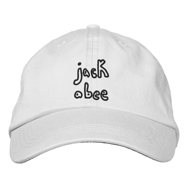 Jackabee Logotyp Huvtröja Broderad Keps (Framsida)