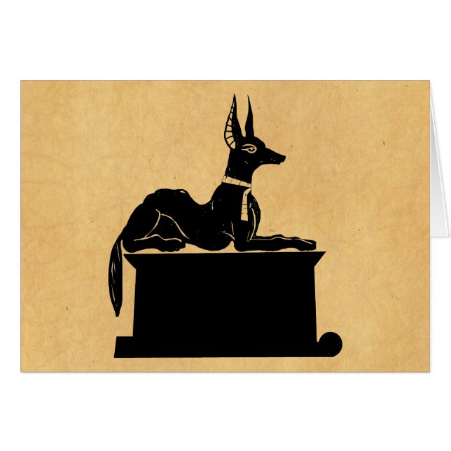 Jackal Hälsningskort (Framsidan Horizontal)