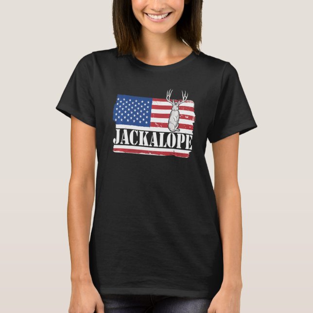 Jackalope 1 t shirt (Framsida)