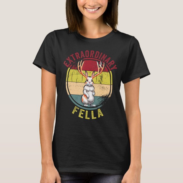 Jackalope 4 t shirt (Framsida)