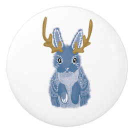 Jackalope Andligt Djur Knopp